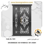 رندر درب یک و نیم لنگه طرح اسلیمی