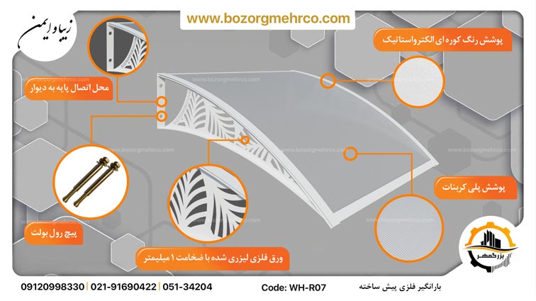 بارانگیر ( سایبان بالای درب)