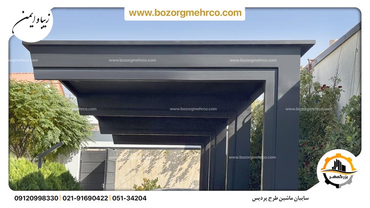 سقف سایبان ساندویچ پانلی